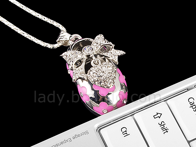 USB Jewel Pretty Shoe Necklace Flash Drive