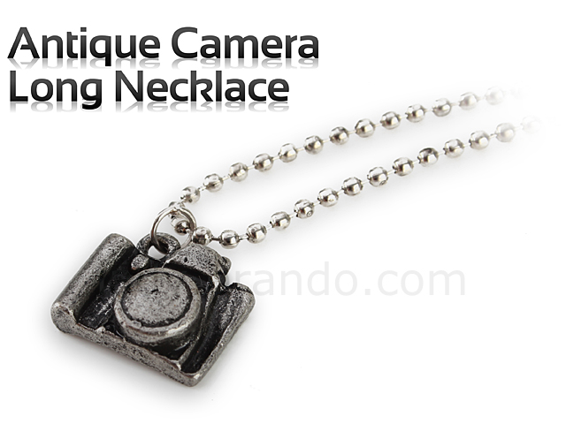 Antique Camera Long Necklace