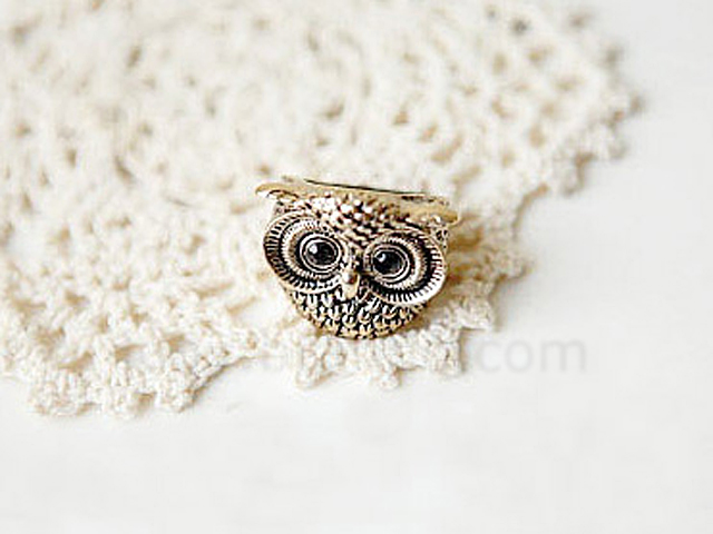 Antique Owl Ring