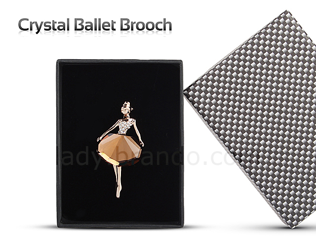Crystal Ballet Brooch