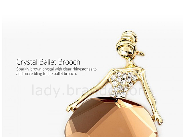 Crystal Ballet Brooch