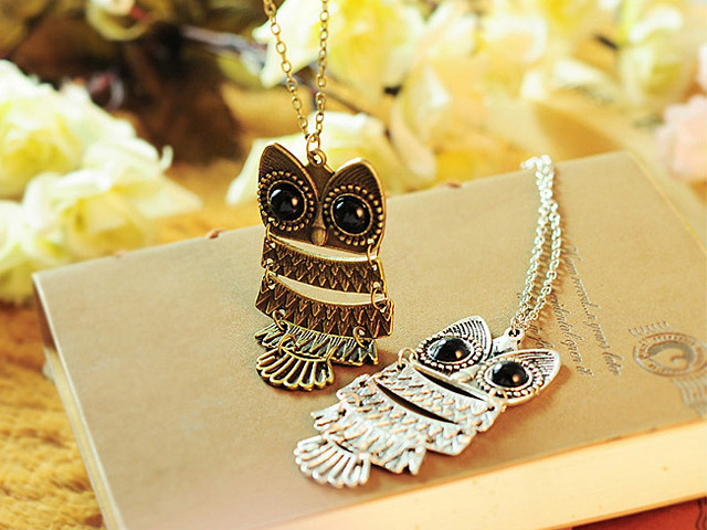 Antique Owl Necklace