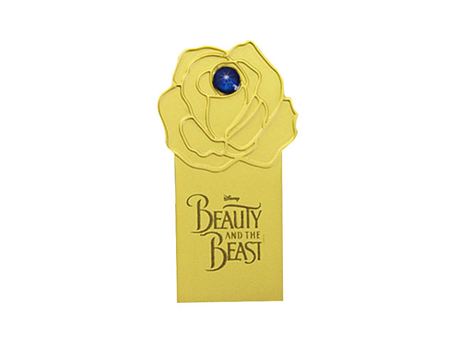 Beauty and the Beast Gold Rose USB Flash Drive