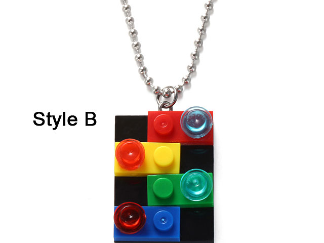 Colorful Brick Necklace