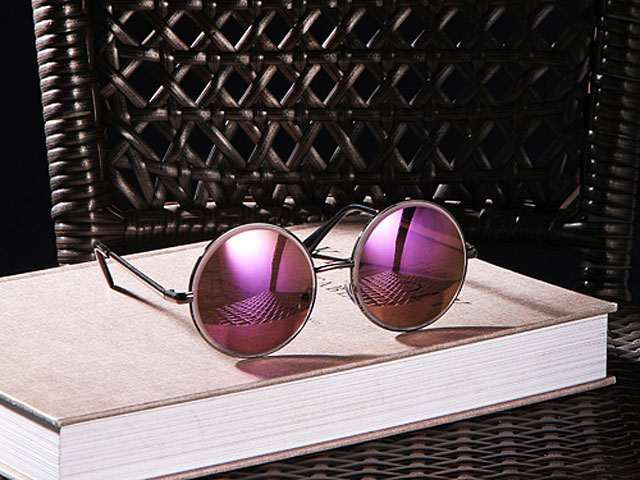 Retro Round Baskets Sunglasses