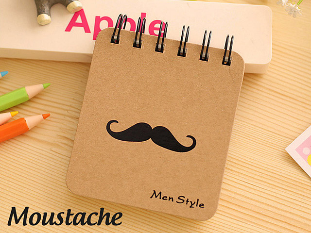 Moustache Mini Coil Book