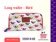 My Little Shoebox Long wallet - Bird