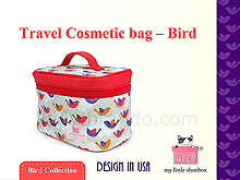 My Little Shoebox Travel Cosmetic bag  - Bird