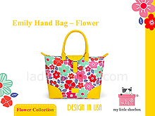 My Little Shoebox Emily-Hand Bag - Flower