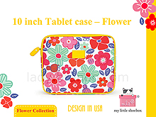 My Little Shoebox 10 inch Tablet case - Flower