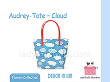 My Little Shoebox Audrey-Tote - Cloud