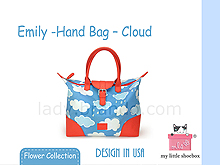 My Little Shoebox Emily-Hand Bag - Cloud
