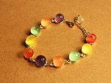 Colorful Candy Crystal Bead Bracelet