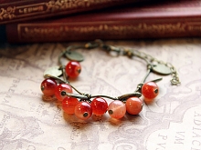 Retro Cherry Bracelet