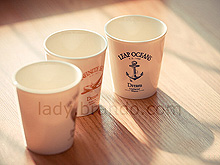 Paper-Cup-Alike Ceramic  Cup Set