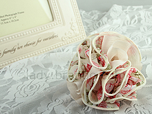 Floral Sheer Sphere Hair Clip