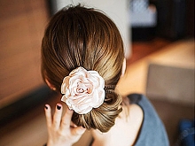 Flower Rubber Hair Band 6497