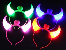 Devil LED Horns Headband