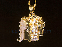 USB Jewel Twins Horse Necklace Flash Drive