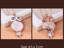 Jewel Owl Necklace