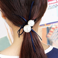 Pearl Ribbon Hair Band