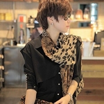 Leopard Patterned Scarf