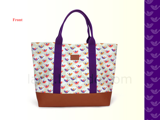 My Little Shoebox Charlotte-Tote Bag - Bird