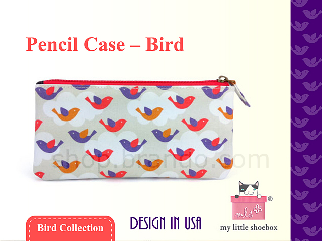 My Little Shoebox Pencil Case - Bird