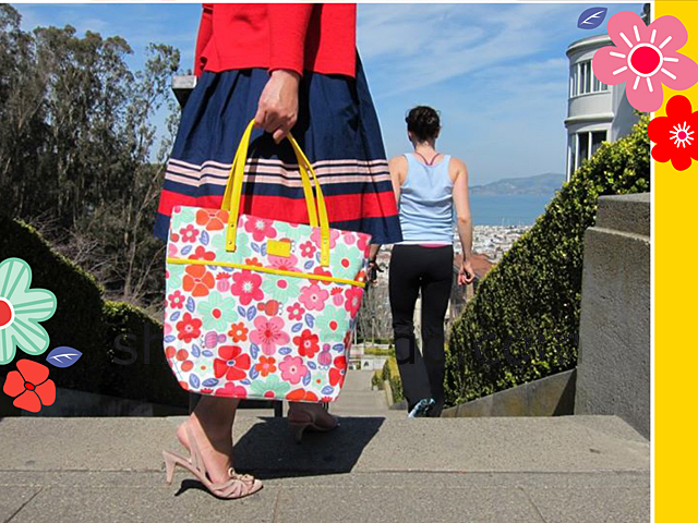 My Little Shoebox Travel Cosmetic bag  - Flower