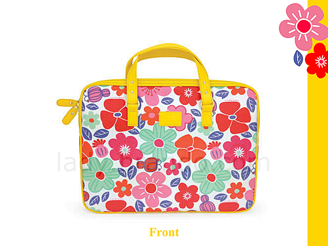 My Little Shoebox 13 inch Laptop Carry case - Flower