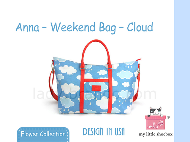 My Little Shoebox Anna-Weekend Bag - Cloud