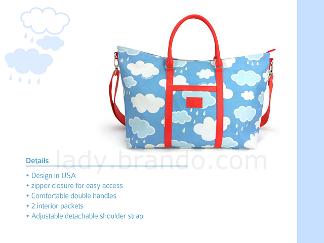 My Little Shoebox Anna-Weekend Bag - Cloud