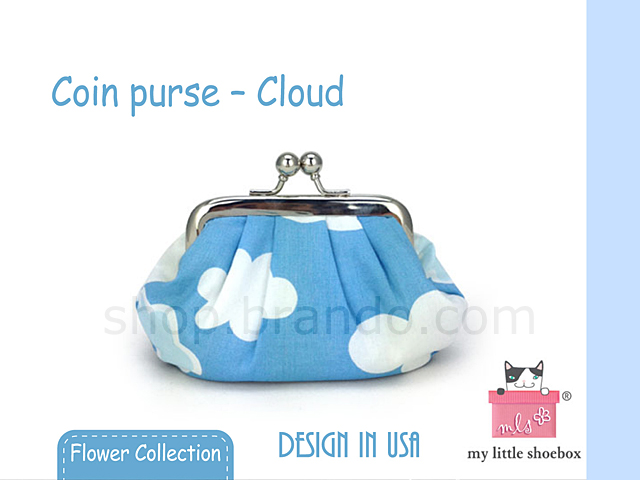 My Little Shoebox Coin purse - Cloud