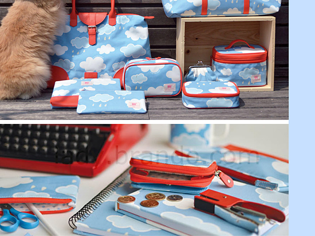 My Little Shoebox 13 inch Laptop Carry case - Cloud