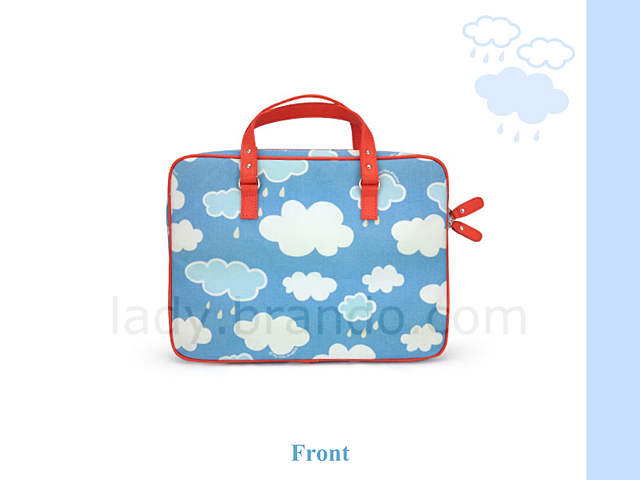 My Little Shoebox 13 inch Laptop Carry case - Cloud