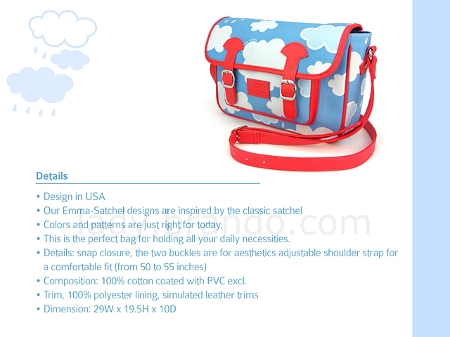 My Little Shoebox Emma-Satchel - Cloud
