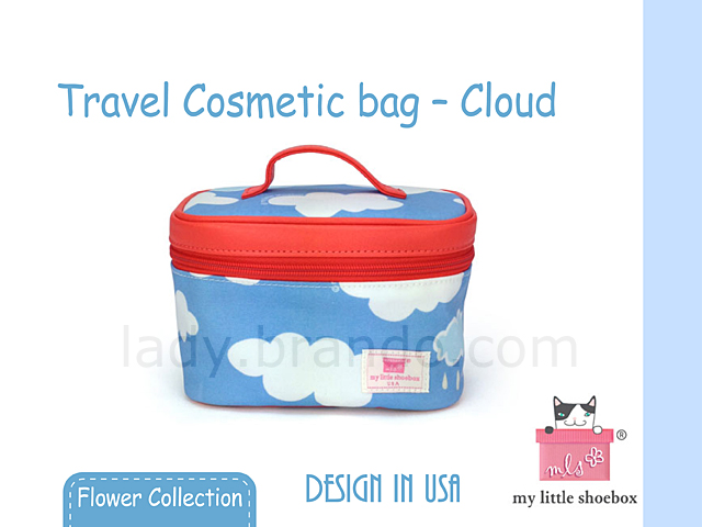 My Little Shoebox Travel Cosmetic bag  - Cloud