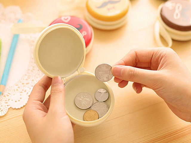 Moustache Round Purse