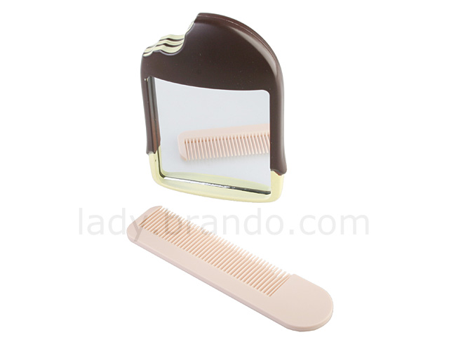 Popsicle comb and mirror set