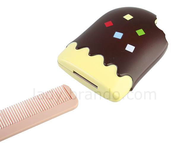 Popsicle comb and mirror set