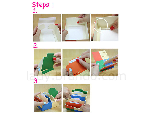 DIY Card and Stationery Storage Box