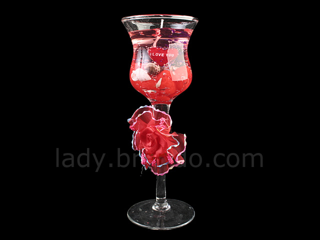 Wine Glass Gel Candle at Rs 120/piece, Decorative Glass Candle in Nilgiris