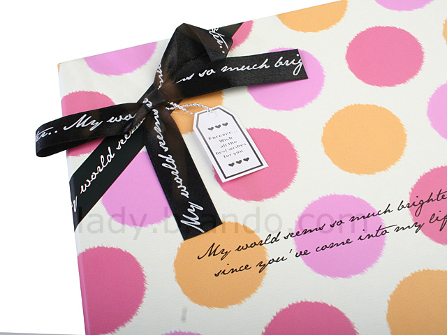 Pink Polka Dot Paper Gift Boxes