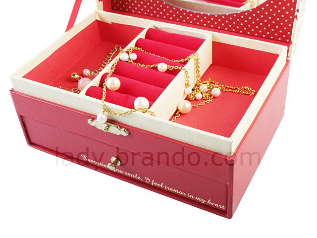 Hearts Red Jewel Box