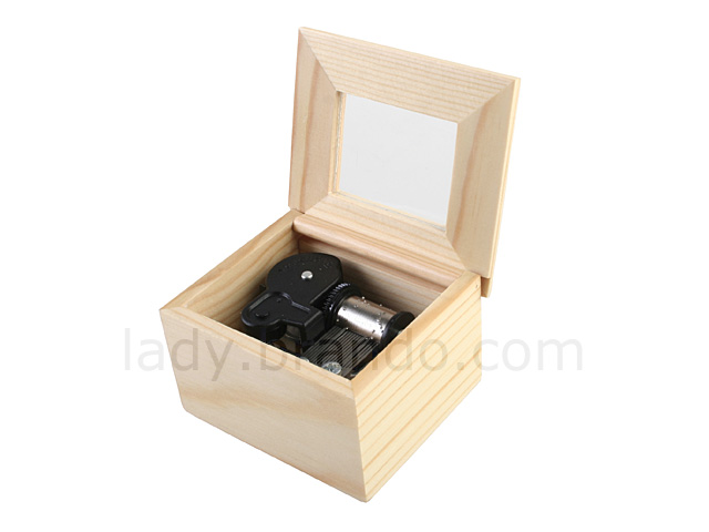 Light Oak Wood Music Box