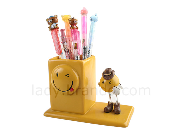 Smiley Face Pen Holder