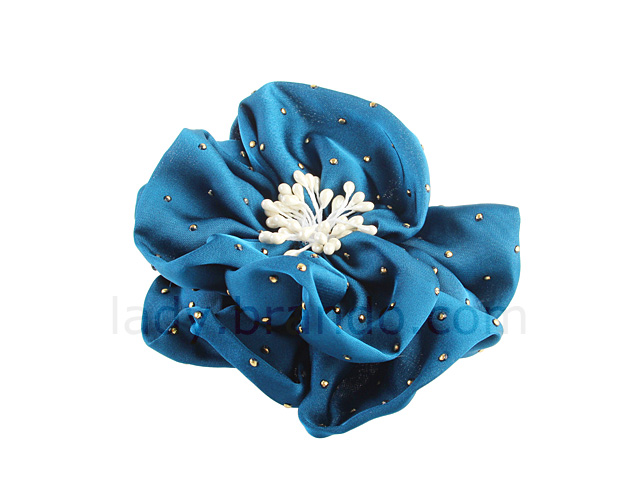 Blue Flower Hair Bands - wide 1