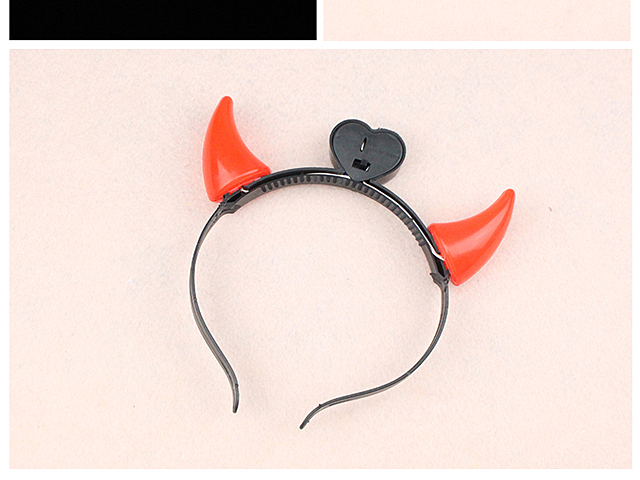 Mini Devil LED Horns Headband
