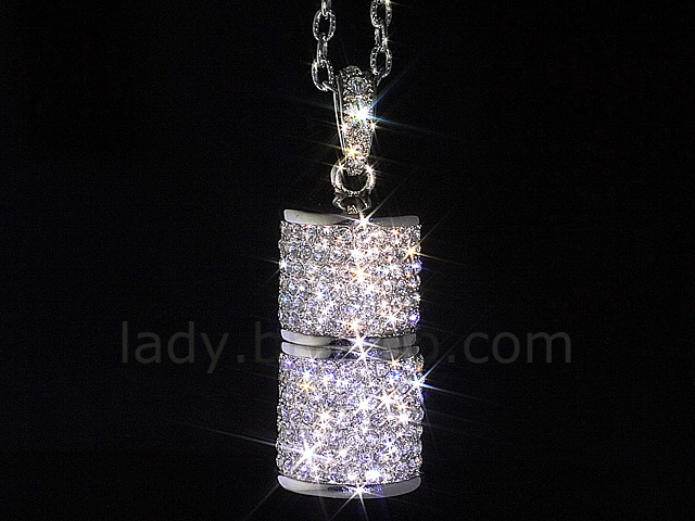 USB Jewel Pendant Necklace Flash Drive