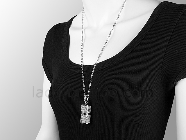 USB Jewel Pendant Necklace Flash Drive